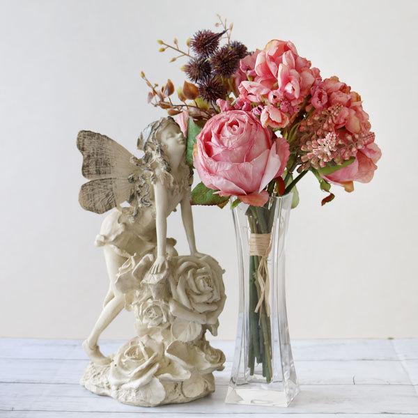 ブーケ 造花 オシャレ 薔薇 アーティフィシャルフラワー アレンジ ローズドライブーケ ピンク クリーム R1194 人工植物 薔薇雑貨 結婚祝い お祝い ギフト R1194 薔薇雑貨かわいい姫系雑貨のmeggie 通販 Yahoo ショッピング