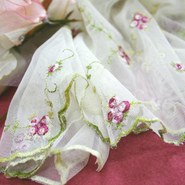 カフェカーテン レース おしゃれ 丈 25cm 幅 150cm チュールレース