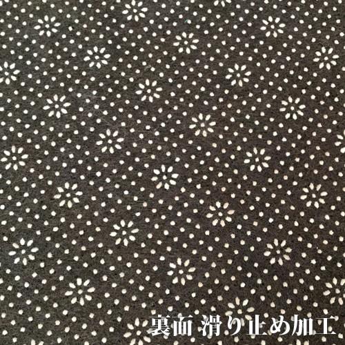 アラベスク 薔薇柄 シェニール トイレマット 62×70cm シェニール織り