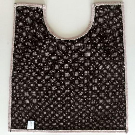 アラベスク 薔薇柄 シェニール トイレマット 62×70cm シェニール織り