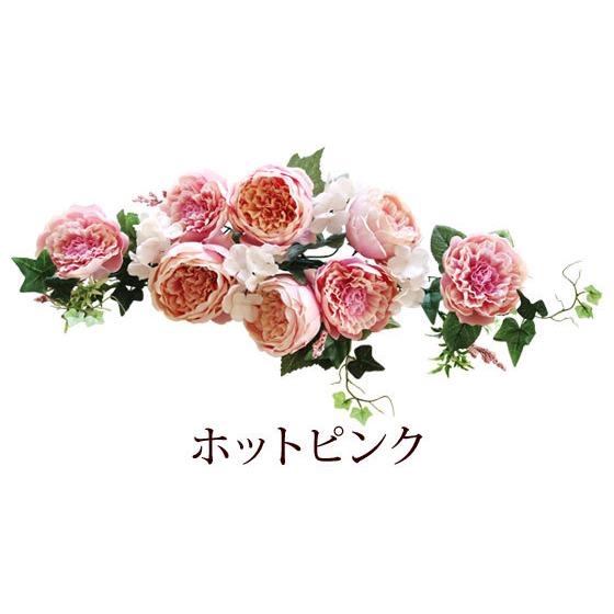 専用＊ミニバラとスイートピー　フェイクスワッグ 専用＊ミニバラ&スイートピー フェイクスワッグ