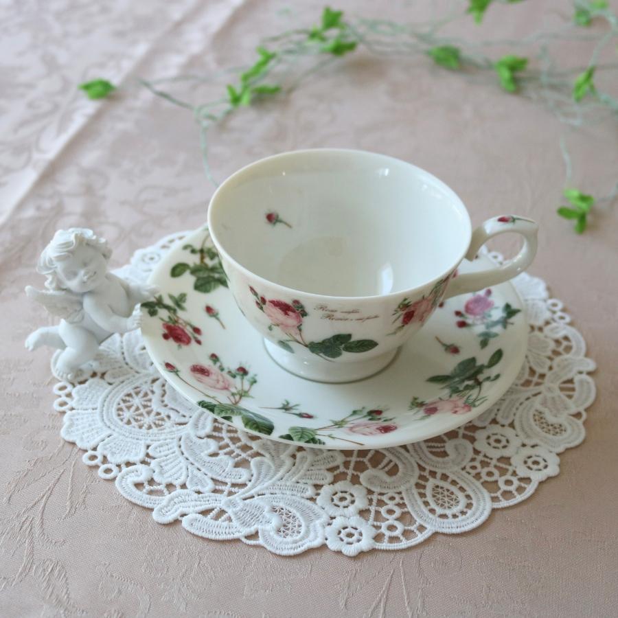 レースランチョンマットミニ花豪華刺繍カントリーお洒落ホワイトナチュラルインテリア ティーマット ランチョンマット テーブルセンター ドイリー
