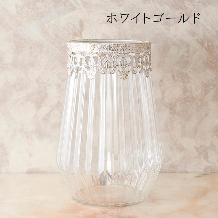花瓶 おしゃれ ガラス 大きいサイズ 大きい 一輪挿し ロワール Loire アンティーク かわいい 可愛い 造花 フラワーベース｜meggie｜10
