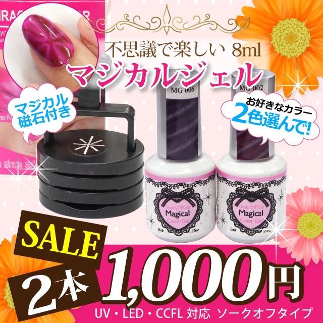 マジカルジェル　お好きなカラー２色選んでマジカル・マグネット付きで1000円 | 
