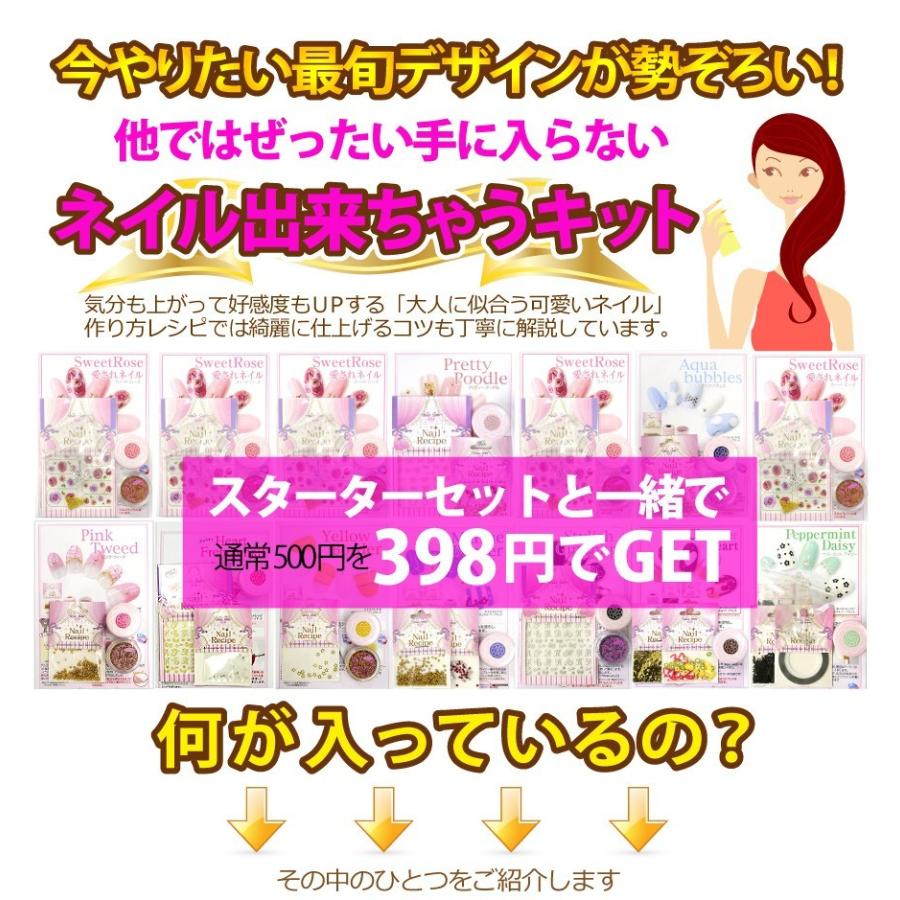 ジェルネイルセットをご購入時にのみ注文できる ネイルアート出来
