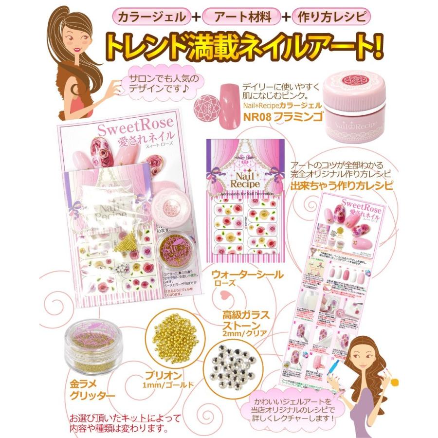 ジェルネイルセットをご購入時にのみ注文できる ネイルアート出来