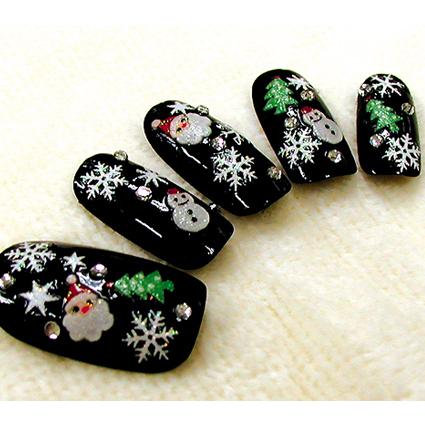 ネイルシール Bibi Deco クリスマスネイル サンタ 雪の結晶 Bi 29w Bi 30w Y A K3 ネイルレシピ Yahoo 店 通販 Yahoo ショッピング