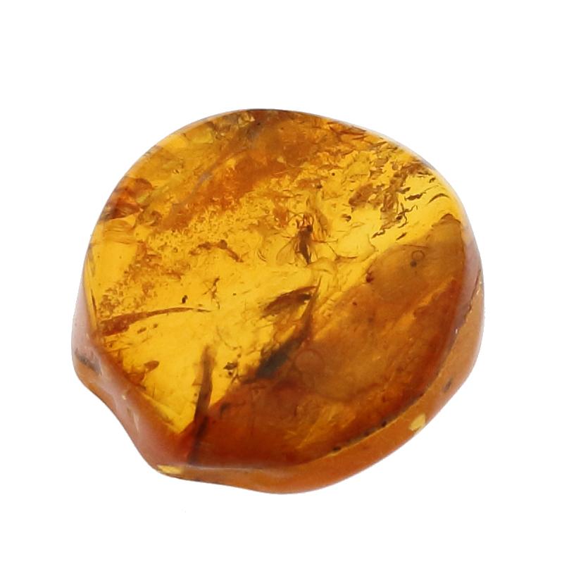 GALLERY megumi 鑑別書付き 天然 虫入り 琥珀 ルース 2.899ct こはく