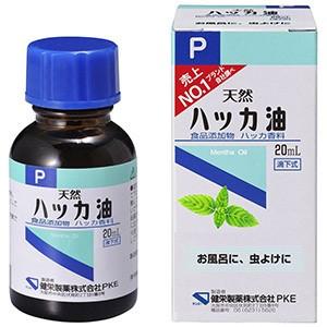 ハッカ油Ｐ（20ml） 1個 健栄製薬｜megumi-yakuraku