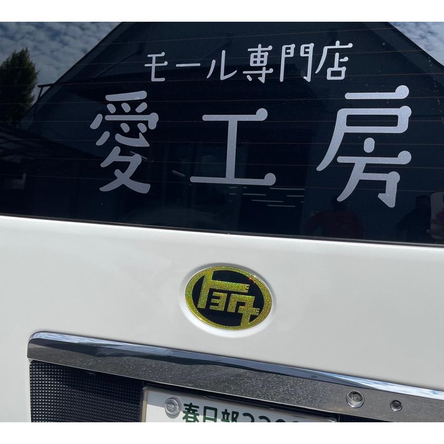 キラキラフレーク エンブレム エンボストヨタ【130mm×89mm】標準