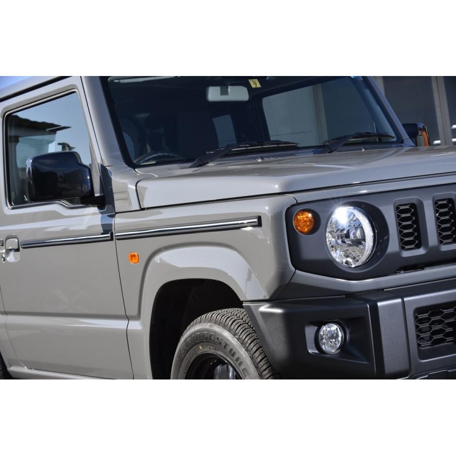 シルバーメッキ 新型ジムニー用 JB64 TPO−Gモール カスタムパーツ