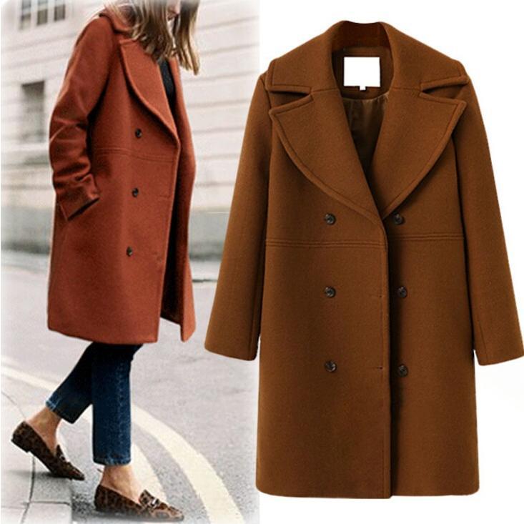 全国一律送料無料-チェスターコート レディース •ピーコート 切替