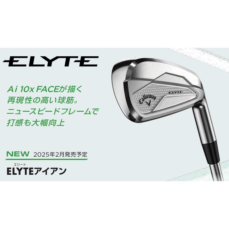 キャロウェイ ELYTE アイアン5本セット NS PRO 750GH neo メンズ