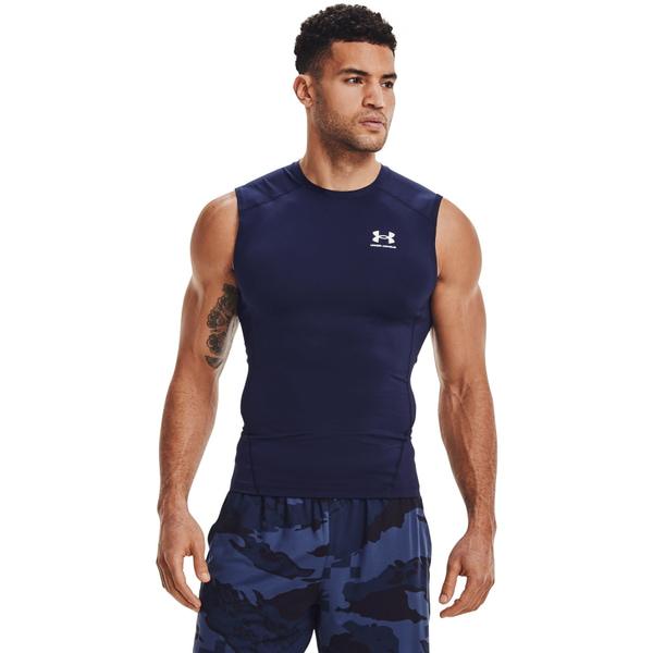 UNDER ARMOUR（アンダーアーマー） UAヒートギアアーマー コンプレッション スリーブレス シャツ 1361522-410 ...