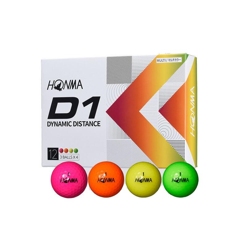 HONMA ホンマ D1 Ball D1 ゴルフボール 1ダース（12個入り）日本正規品【BT2201】｜megurie2｜06