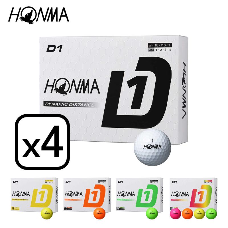 HONMA D1 在庫あり・即納 ホンマ Ball 2024 ボール 4ダースセット（12