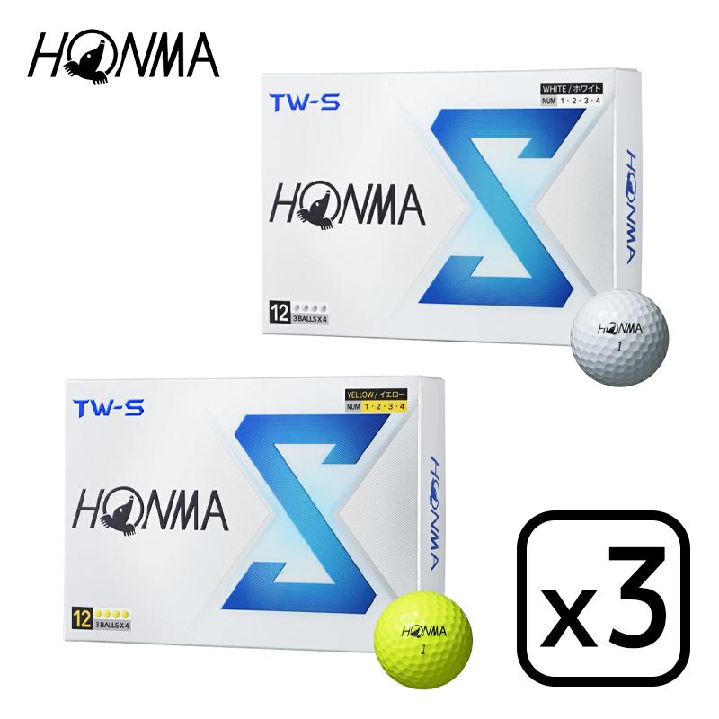 HONMA D1 【在庫あり・即納】HONMA ホンマ 2024 TW-S Ball 3ダース