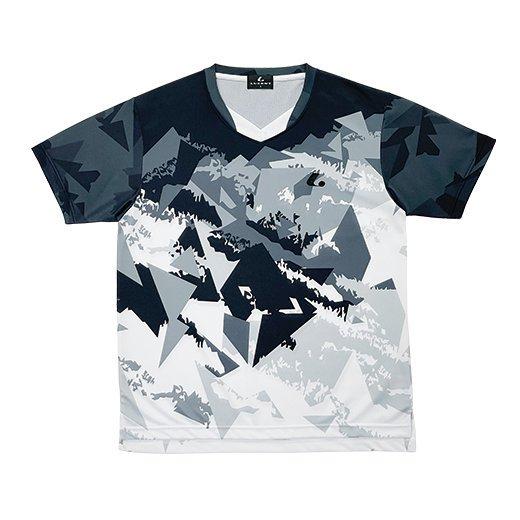 ルーセント テニス Uni ゲームシャツ XLH3499 ブラック ユニ 男女兼用
