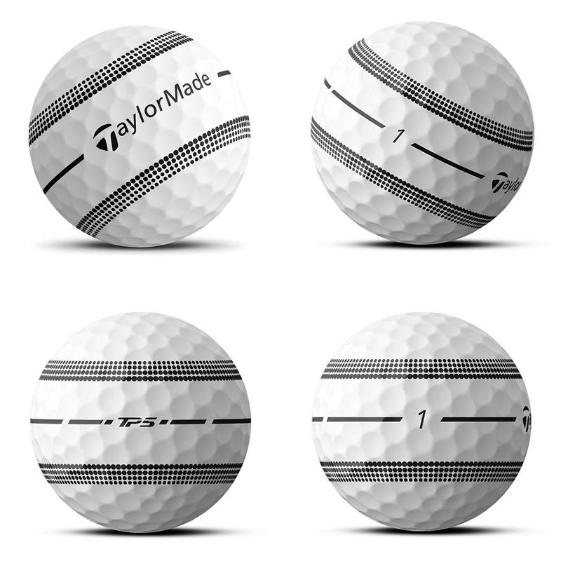 テーラーメイド TP-5 STRIPE ゴルフボール ホワイト 1ダース（12個入り