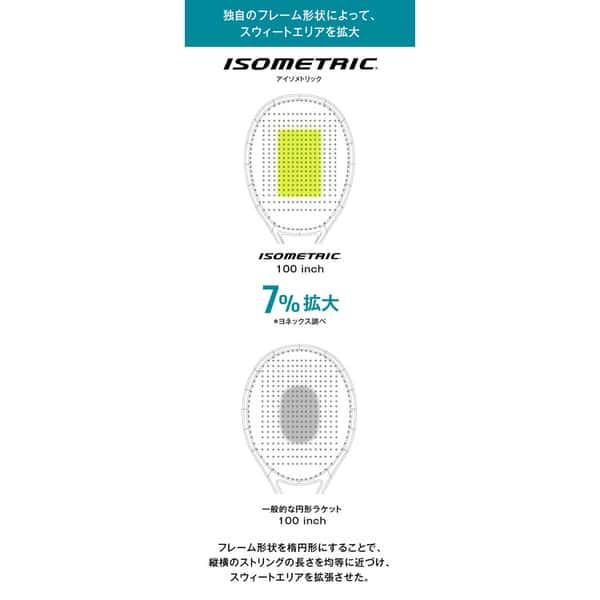 ヨネックス テニスラケット Eゾーン 98. 07EZ98-490 ブラック ユニセックス 男女兼用 YONEX｜megurie2｜07