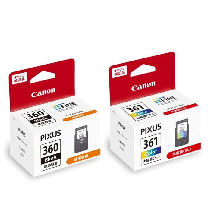 PIXUS 360/361 XL インクカートリッジセット 純正品セット CANON キヤノン FINEカートリッジ BC-360361XL セットBC