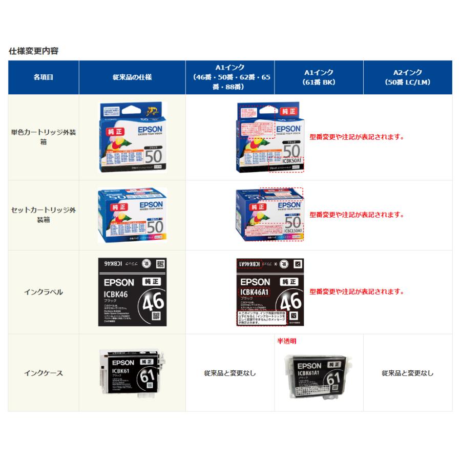 【純正品】EPSONエプソン インクカートリッジ IC6CL50A2 (6個セット) (ふうせん)｜megurie｜02