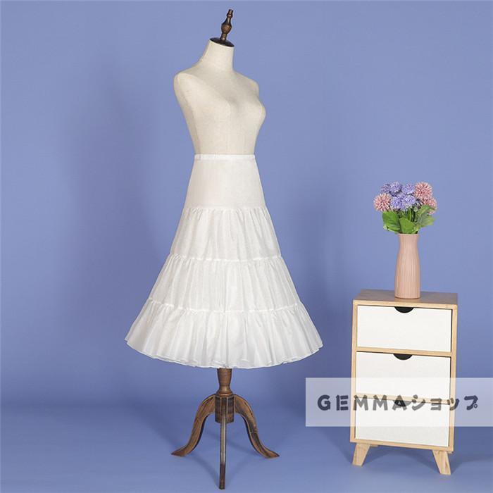 パニエ スカート用 ワンピース用 ロリータ Lolita Aライン ホワイトパニエ ブラックパニエ ワイヤなし 雲パニエ | ブランド登録なし | 10