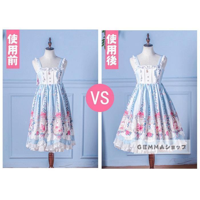 パニエ スカート用 ワンピース用 ロリータ Lolita Aライン ホワイトパニエ ブラックパニエ ワイヤなし 雲パニエ | ブランド登録なし | 11