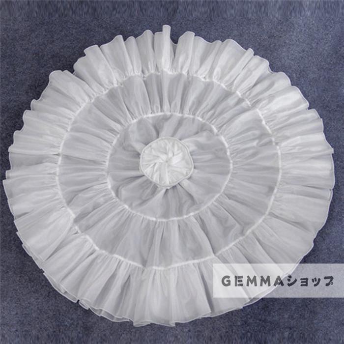 パニエ スカート用 ワンピース用 ロリータ Lolita Aライン ホワイトパニエ ブラックパニエ ワイヤなし 雲パニエ | ブランド登録なし | 03