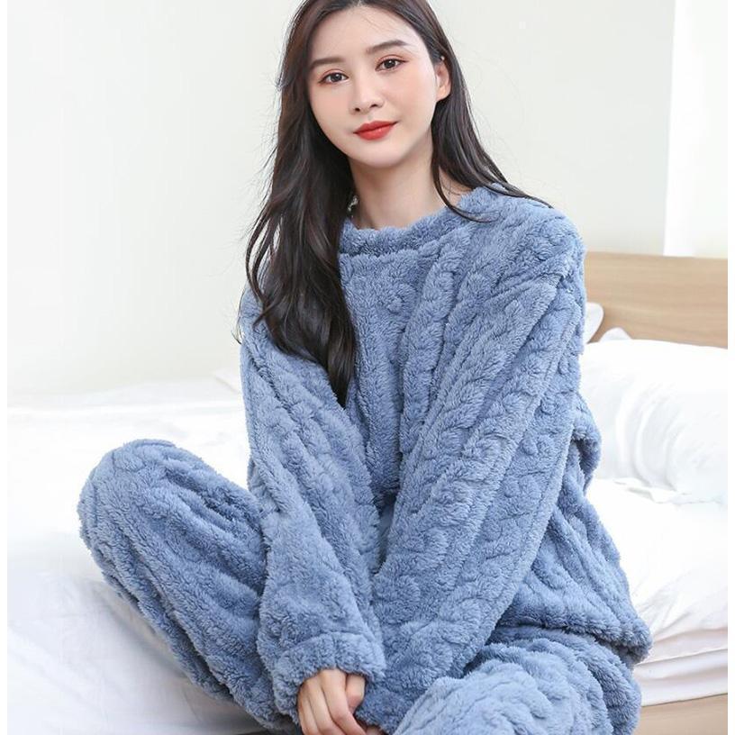！パジャマ レディース ルームウェア 上下セット 秋 冬 もこもこ 部屋着 長袖 リラックス 厚手 寝間着 あったか 可愛い 長ズボン ふわふわ |  | 14