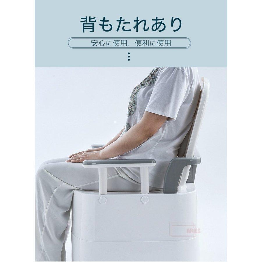 ポータブルトイレ トイレ シニア用品 老人用品 介護用品 簡易トイレ 非常時 非常用トイレ 仮設トイレ 仮設手洗い 介護用トイレ 介護トイレ_5