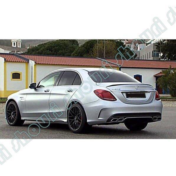 BenzベンツCクラス W205 C63 180 200 300☆AMG リアスポイラー トランクスポイラー リアトランクスポイラーウイングフィット｜meguru-st｜03