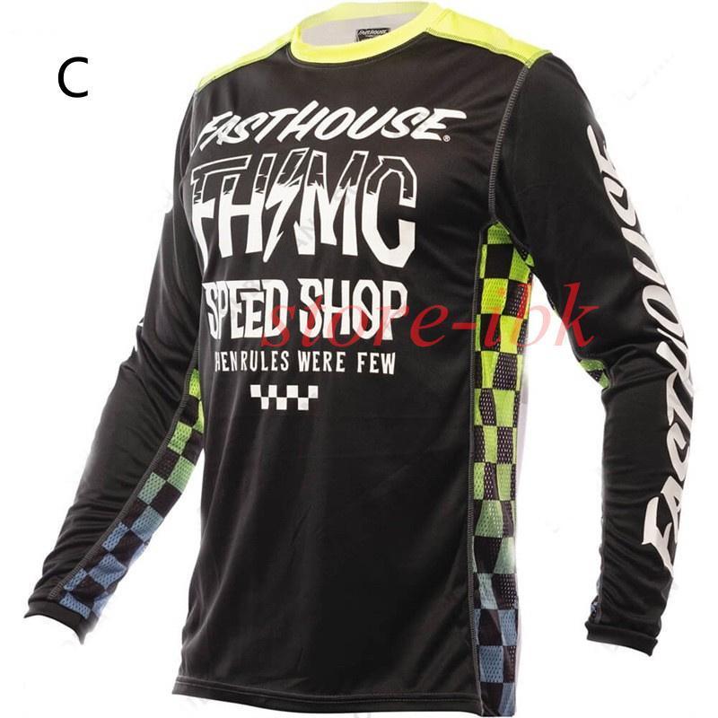 特価】オフロード お洒落 モトクロスジャージ 長袖 Tシャツ 春夏秋