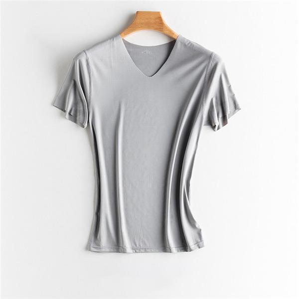 3枚セットTシャツ メンズ インナーシャツ Vネック 冷感 無地 カジュアル ひんやり 肌着 速乾 通気 シームレス 薄手 速乾 カットソー｜meguru-st｜16
