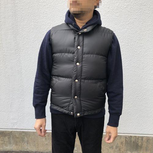 CRESCENT DOWN WORKS DOWN WORKS SP VEST クレセントダウンワークス ベスト 別注 BLK
