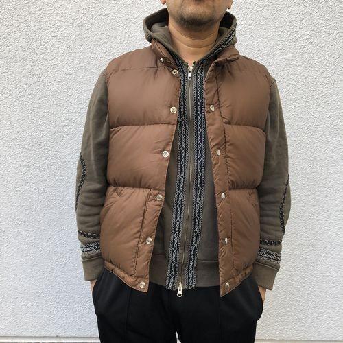 CRESCENT DOWN WORKS　DOWN WORKS SP VEST クレセントダウンワークス ベスト 別注　BRN｜megurumie