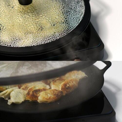 JHQ マルチグリドル29センチセット➕フタ付き　国内正規品 正規品 JHQ 鉄板マルチグリドル 専用蓋 29cm / 33cm 鉄板別売り