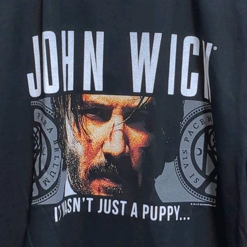 JOHN WICK ジョン・ウィック 00s MOVIE Tシャツ L ブラック MOVIE TEE JOHN WICK 