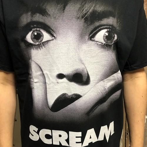 SCREAM　PRINT TEE　スクリーム Tシャツ　BLK｜megurumie｜02