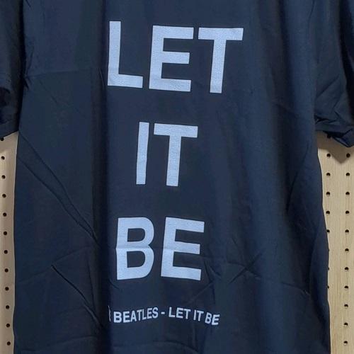 THE BEATLES Let It Be バンドTシャツ　黒　ビートルズ MUSIC TEE THE BEATLES 