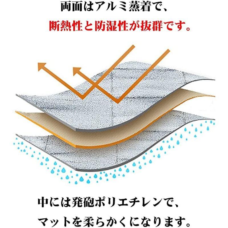 新しい到着 Motoparty アルミレジャーシート キャンプ 銀マット 厚手 アルミシート テントマット ピクニックシート 保温シート 断熱 車中泊 Nagatoto Jp
