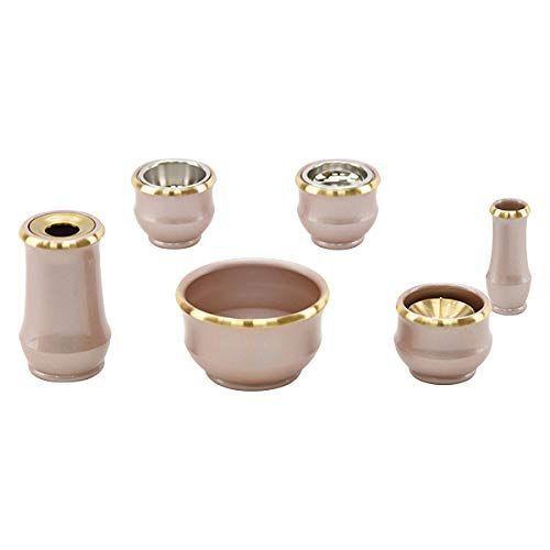 お仏壇のはせがわ 仏具 具足 香炉 6点 セット 具足 日本製 ルフラ パウダーローズ