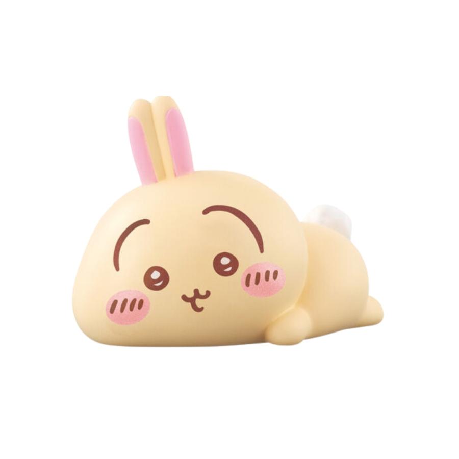 ちいかわ フィギュア バンダイ 約10cm 単品〕バンダイ もっちりころりん♪ ちいかわ 3, うさぎ(もっちり
