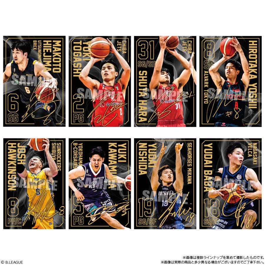 Ｂリーグウエハース　【カード】　２１枚 賞味期限2025年2月〔20個入BOX〕バンダイ B.LEAGUE ツイン
