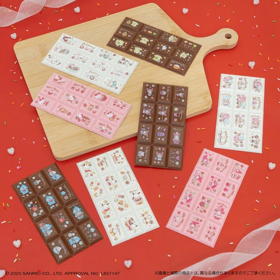 ちょこぶろっくしーる　サンリオ　全８種　コンプリート 全8種セット〕ハート ちょこぶろっくしーる サンリオ