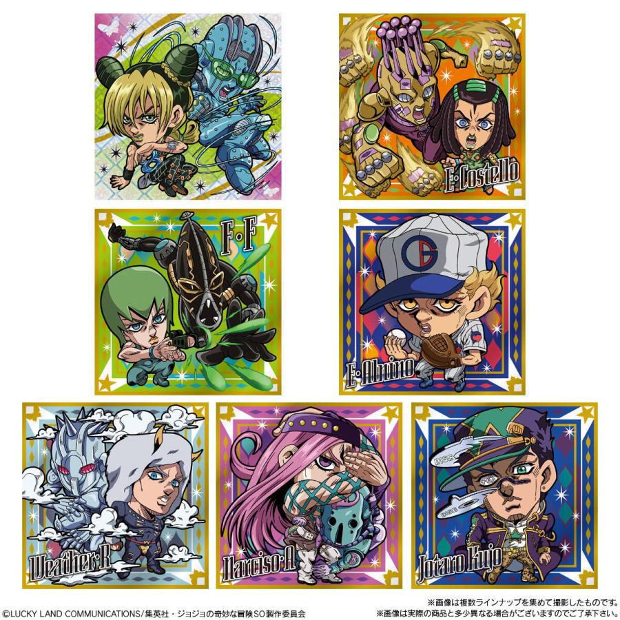 匿名配送 ジョジョ 6部 ウエハース シール バラ売り可能 10個バラ売り〕バンダイ にふぉるめーしょん ジョジョの奇妙な冒険