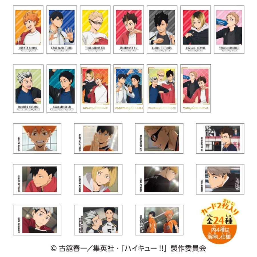 5個バラ売り〕ハート キャラポトレ ハイキュー！！ 5個 ( ハイキュー