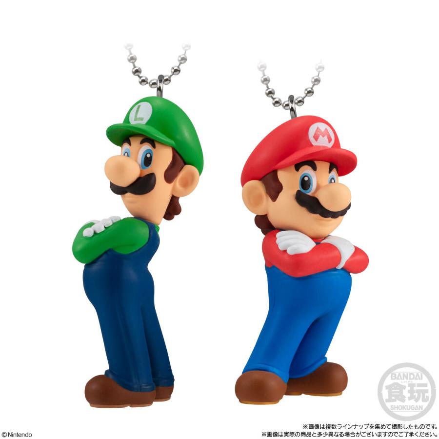 5個バラ売り〕バンダイ スーパーマリオ マスコットチャーム 【バラ売り】スーパーマリオ キーホルダー