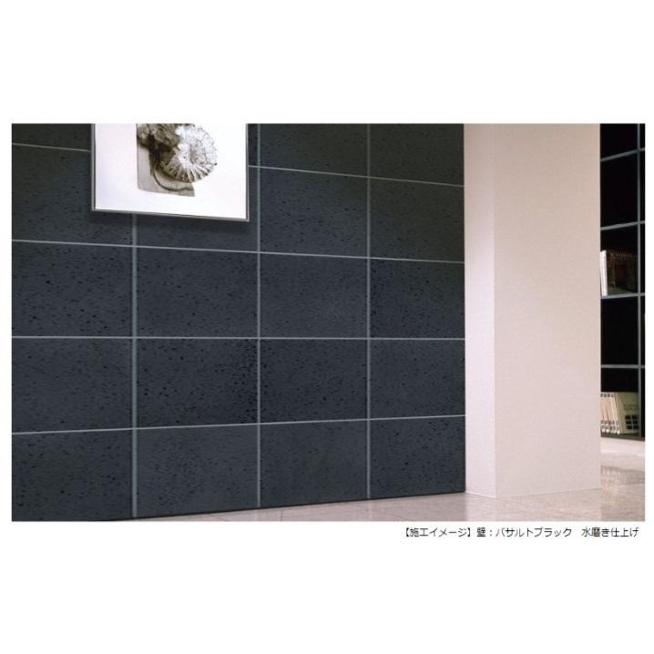 中国産溶岩石 バサルトブラック 水磨き仕上げ 平板 400x600x15mm 1枚