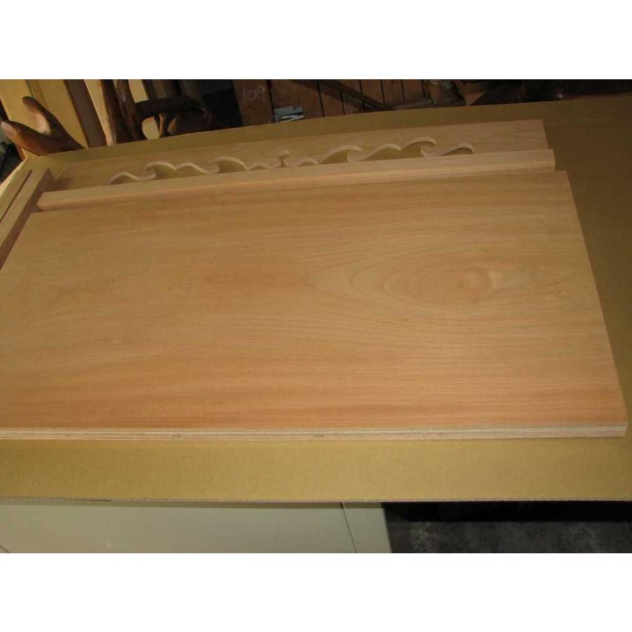 神棚セット ケヤキ貼棚板セット 3.65尺用 1100x450x30 : めいぼくや